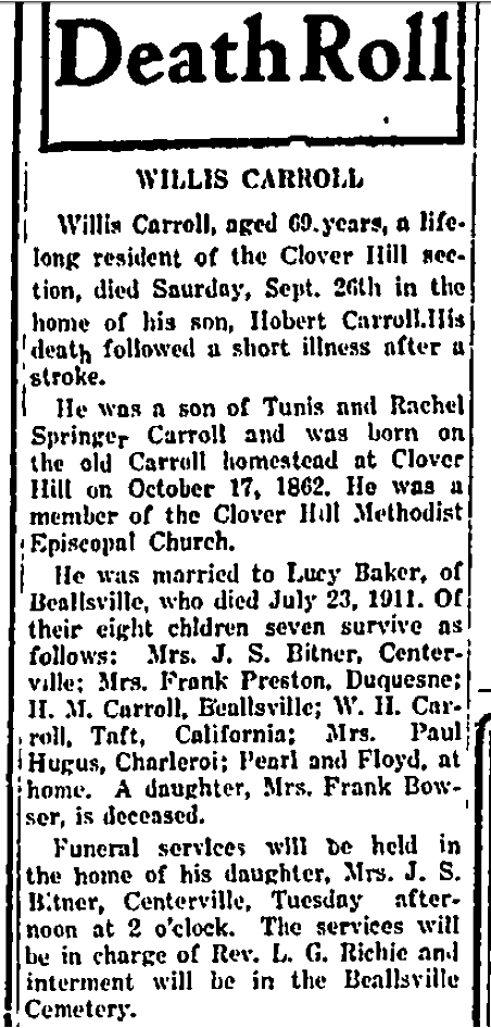 J. Willis Carroll