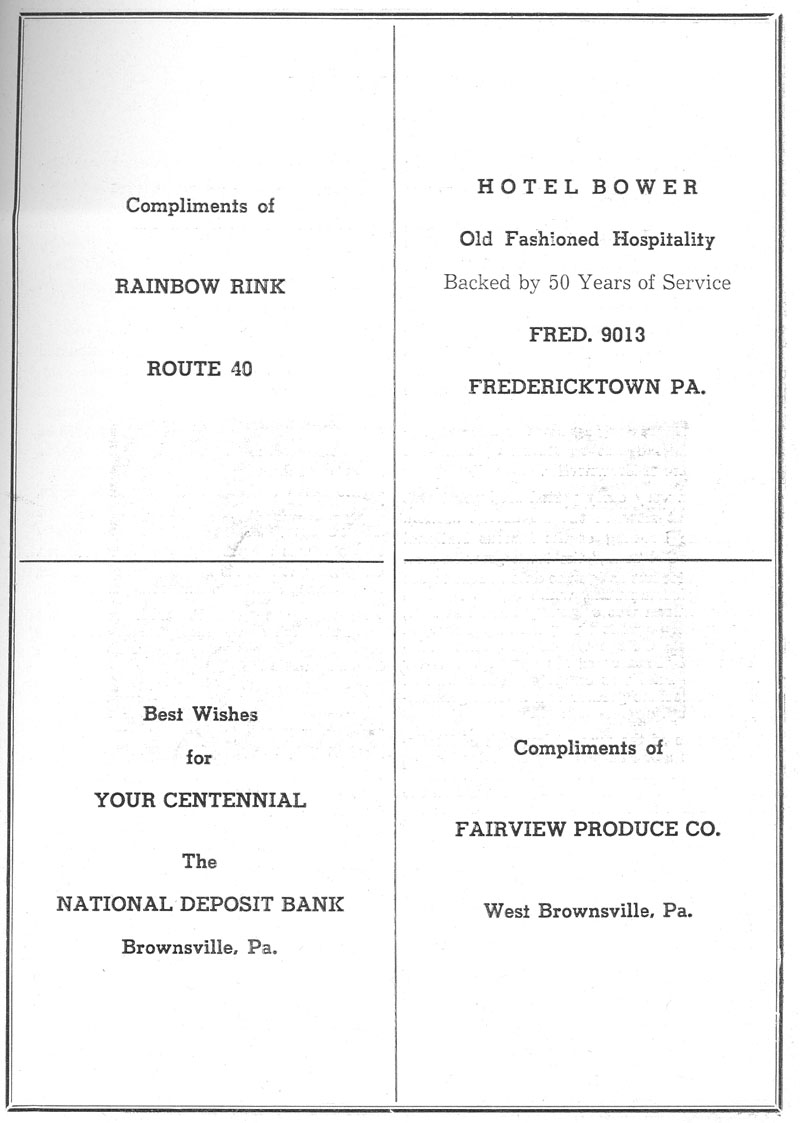 Beallsville Cemetery Centennial program page 5
