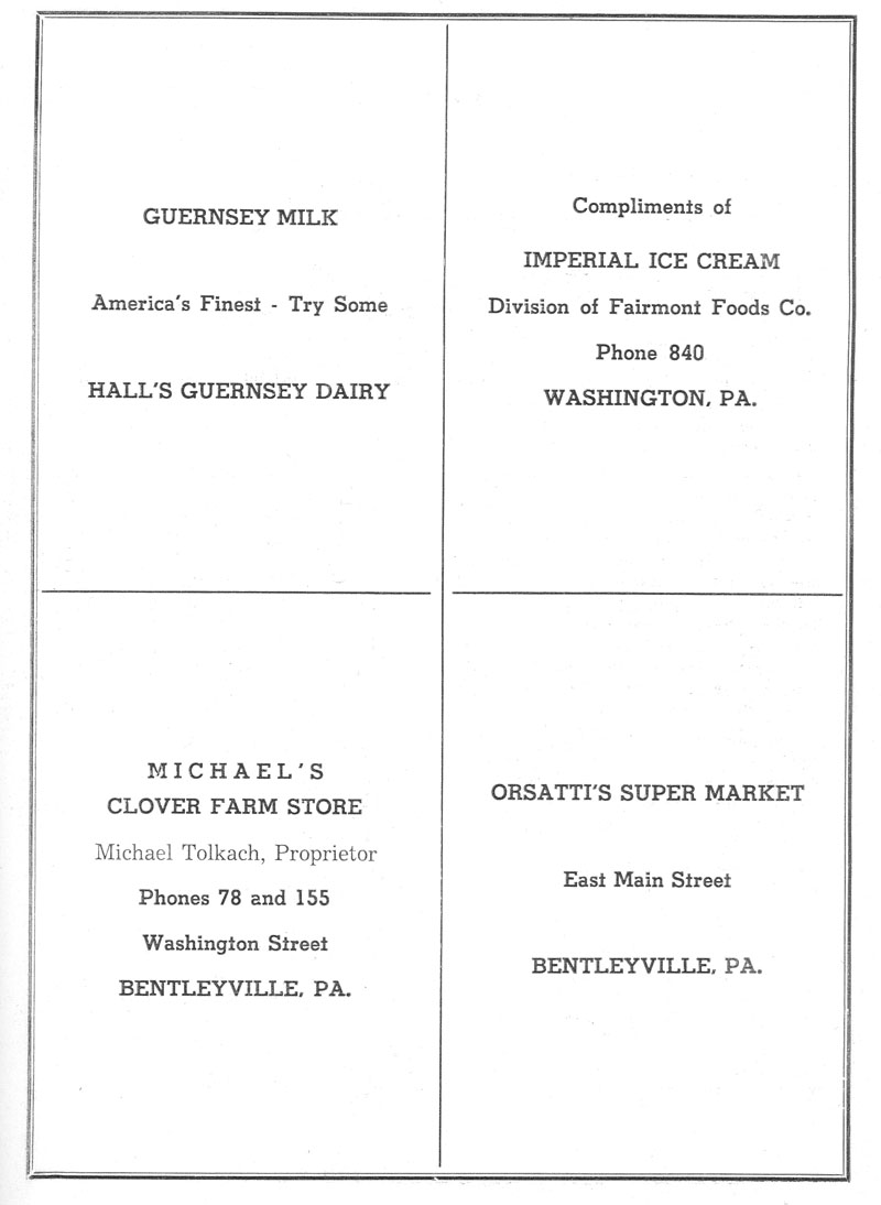 Beallsville Cemetery Centennial program page 21