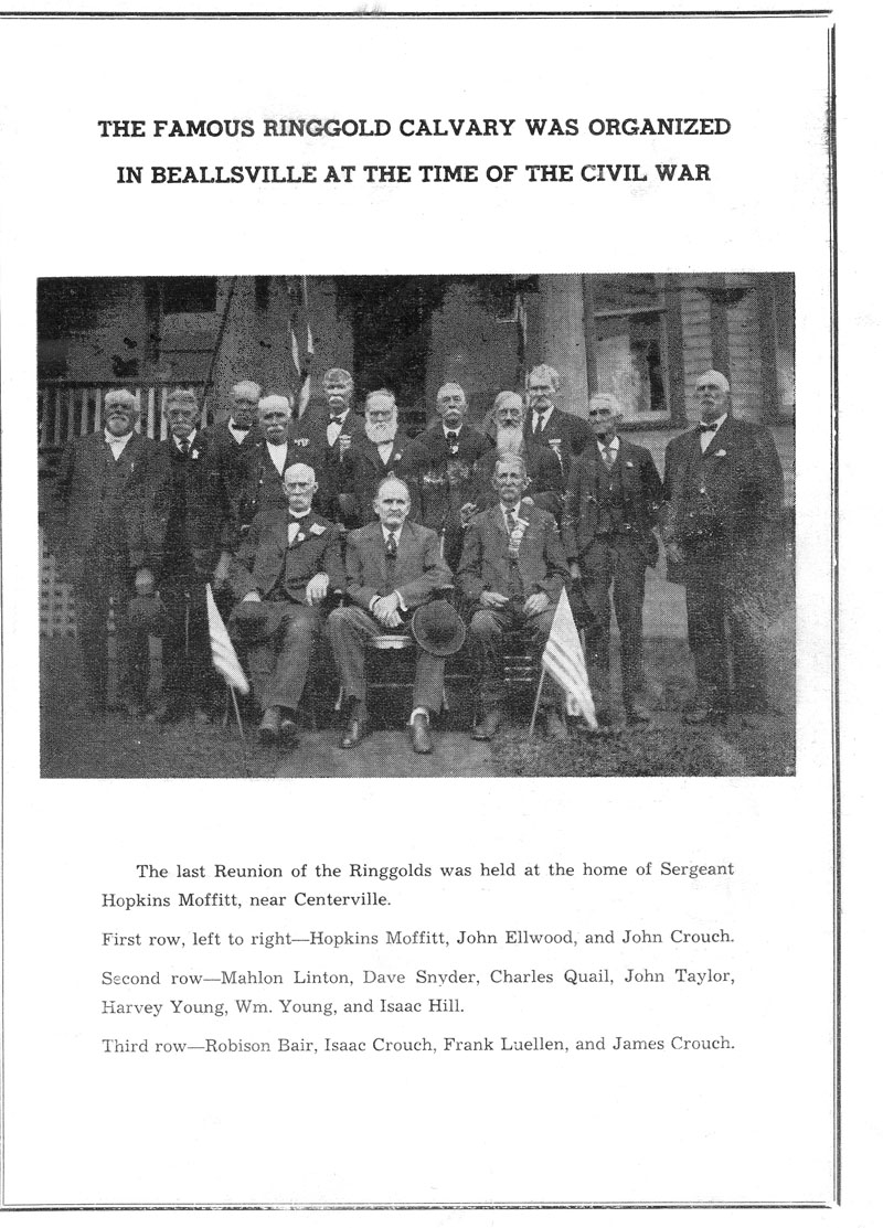 Beallsville Cemetery Centennial program page 23