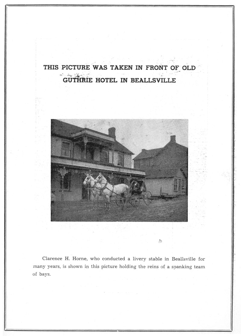 Beallsville Cemetery Centennial program page 27