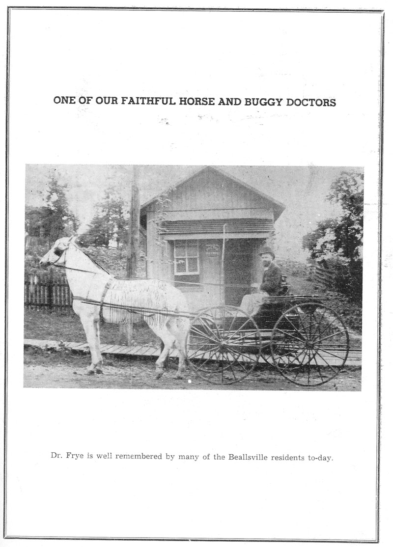 Beallsville Cemetery Centennial program page 35