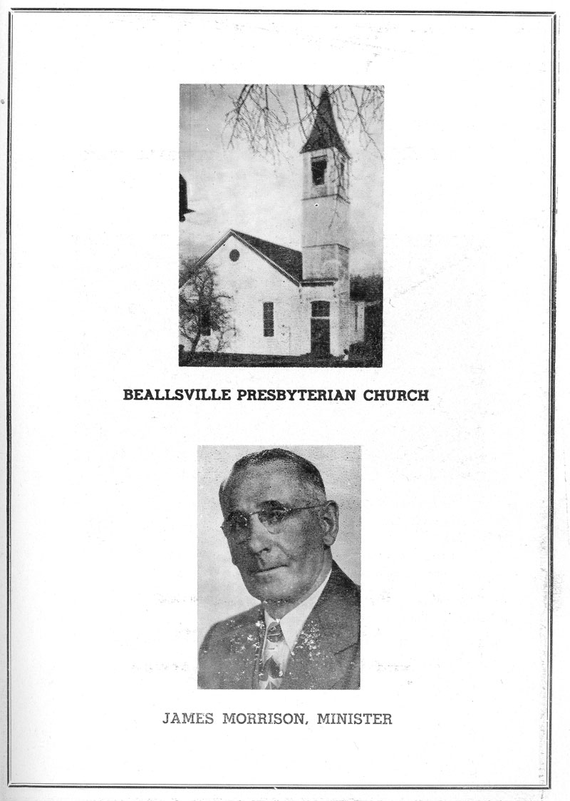 Beallsville Cemetery Centennial program page 45