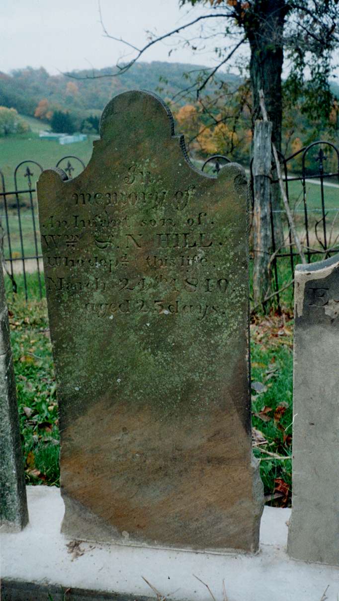 Infant son of Wm and N. Hill