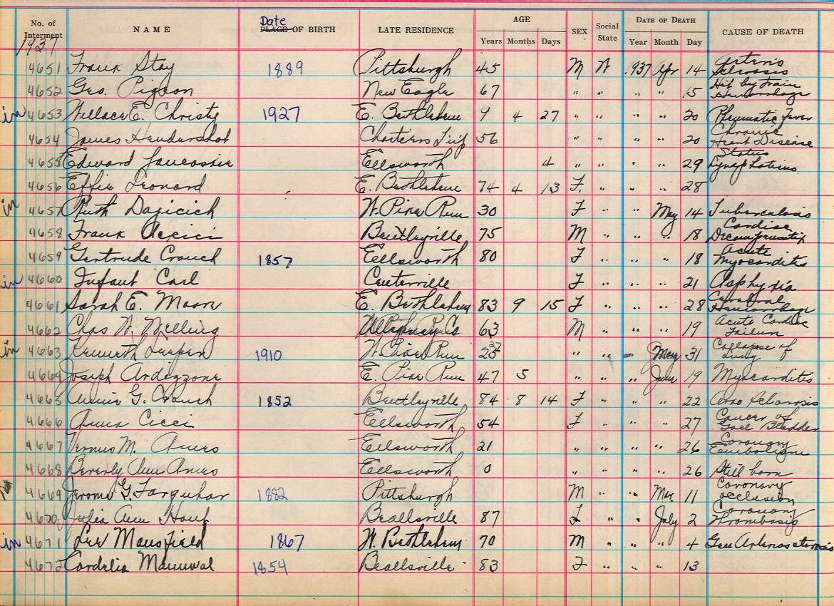interment book 2 page 16