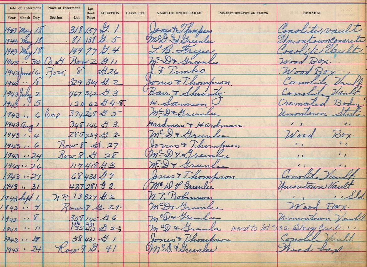 interment book 2 page 35a