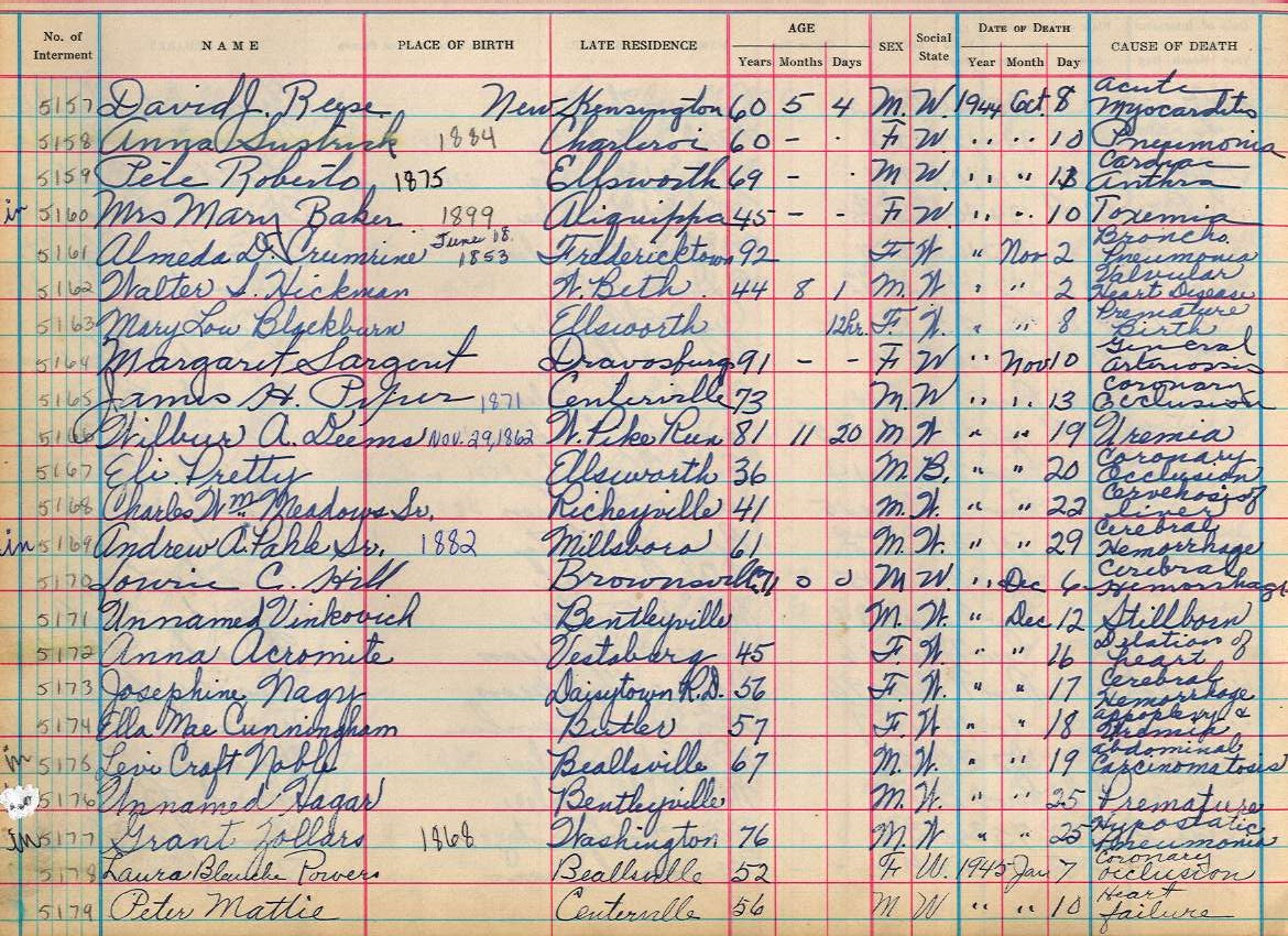 interment book 2 page 39