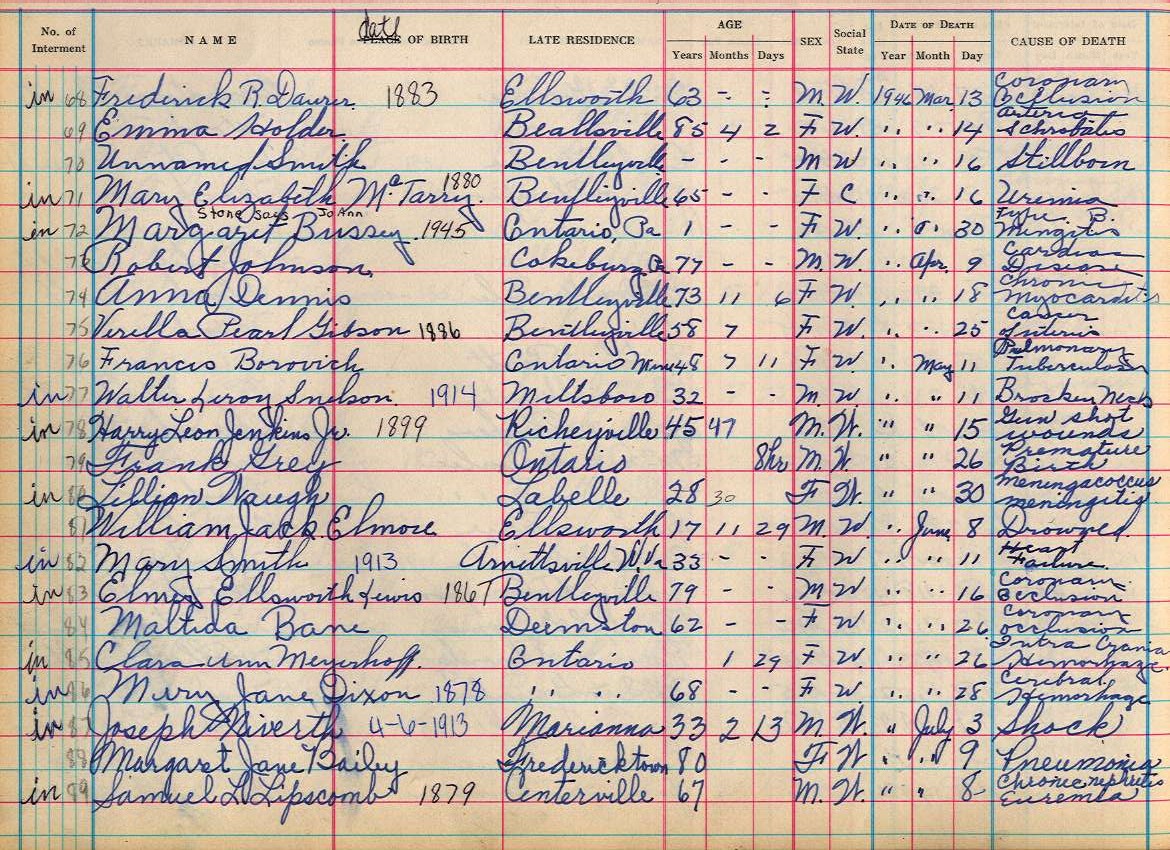 interment book 2 page 44
