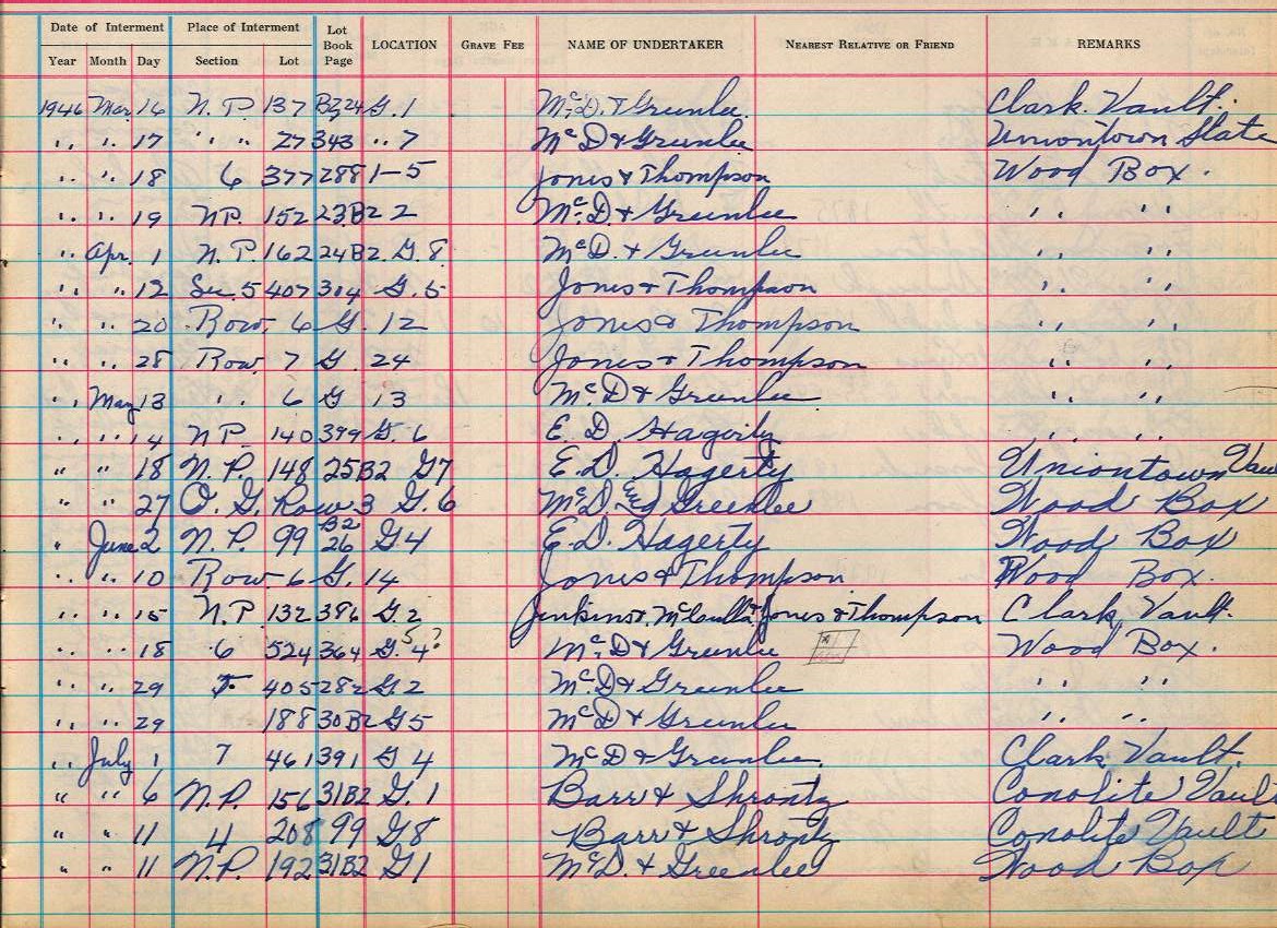 interment book 2 page 44a