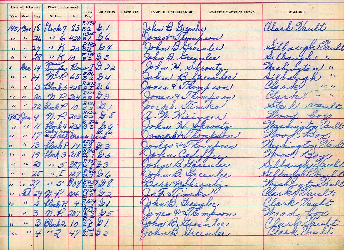 interment book 2 page 65a