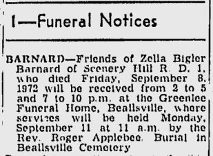 Zella Bigler Barnard