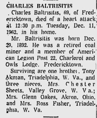Charles Baltrisitis