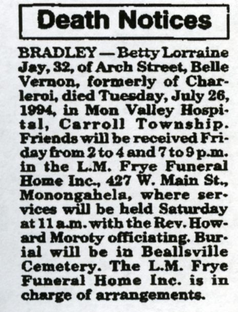 Betty Lorrain Bradley