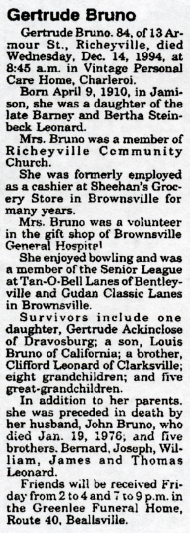 Gertrude Bruno