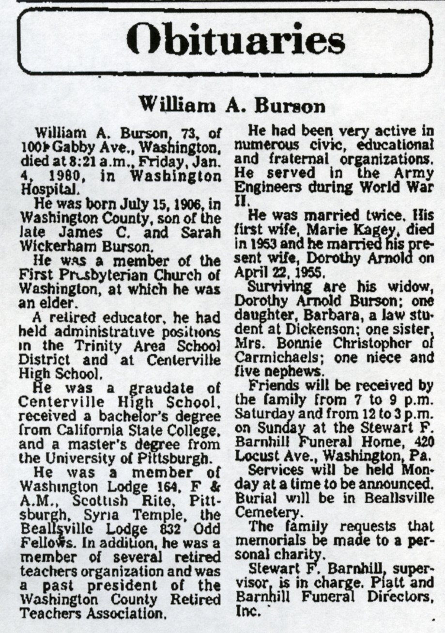 William A. Burson