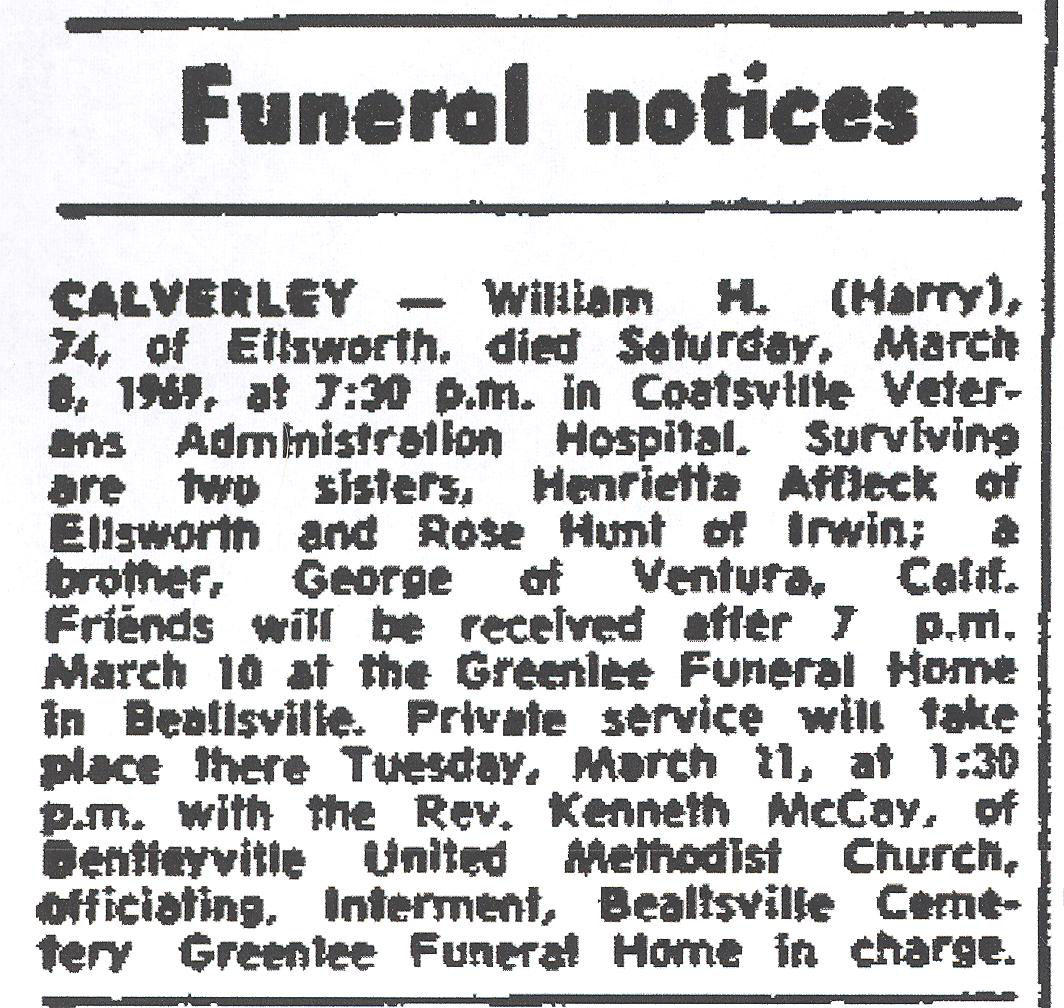 William Harry Calverley