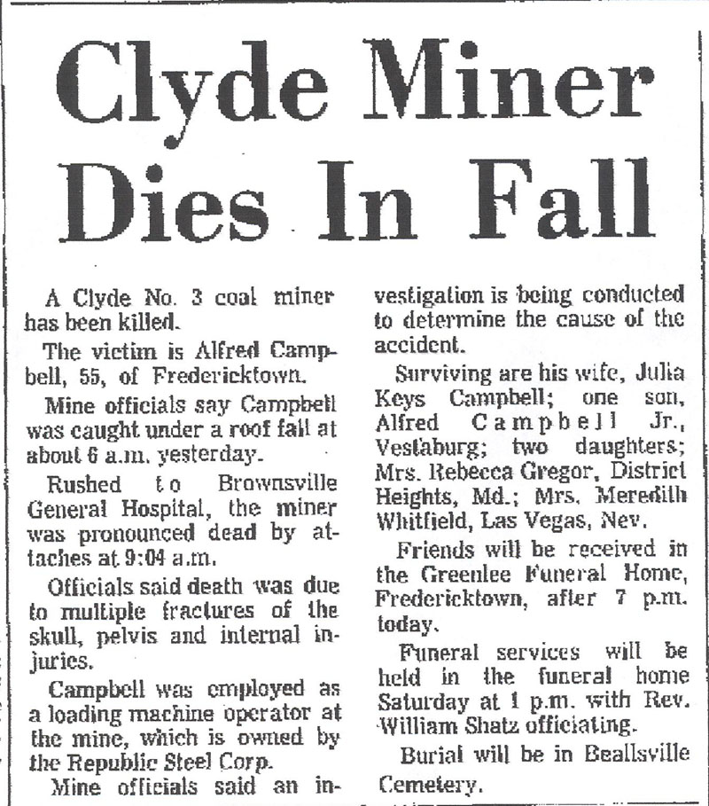 Alfred Campbell obit