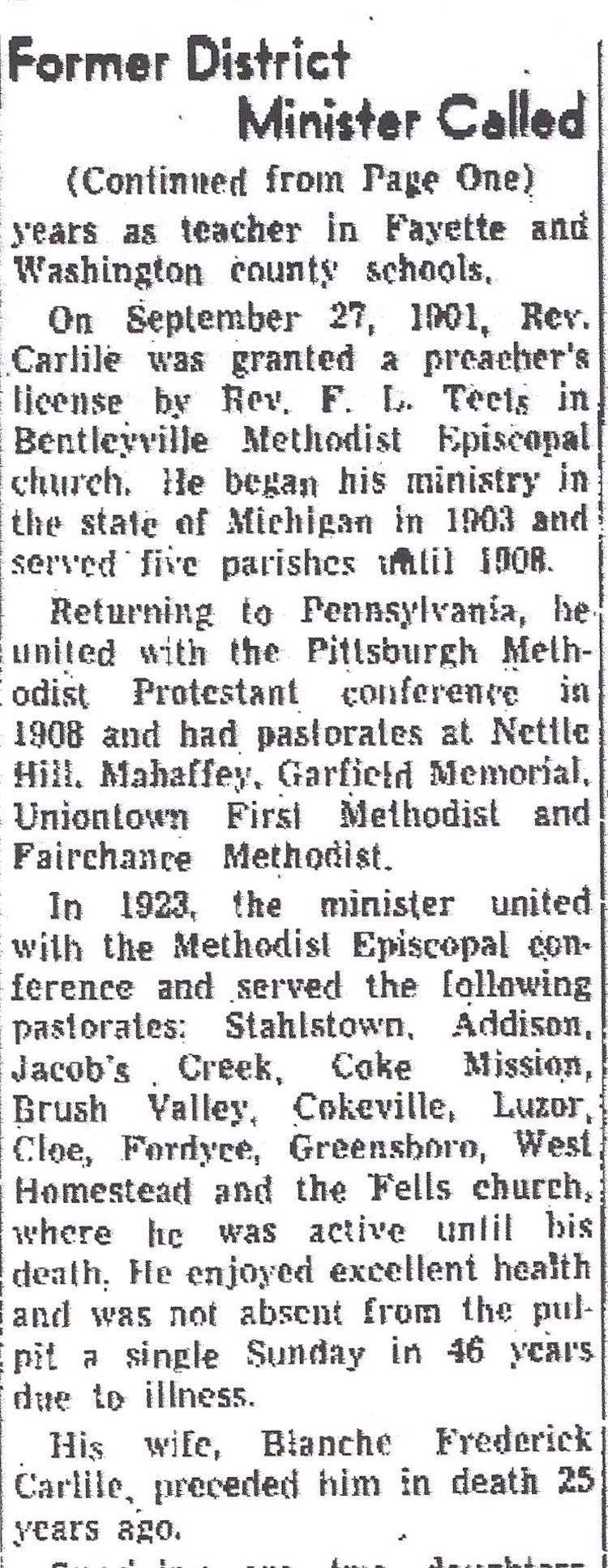 Owen Curtis Carlile obit