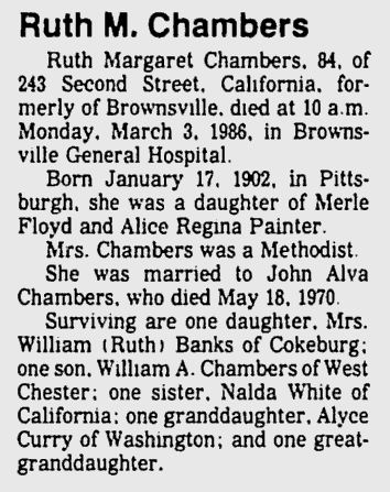 Ruth Margaret Chambers