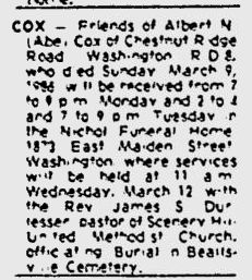 Albert N. Cox