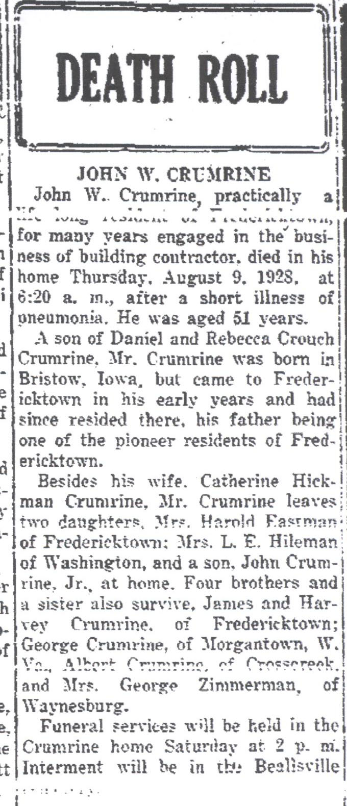 John W. Crumrine