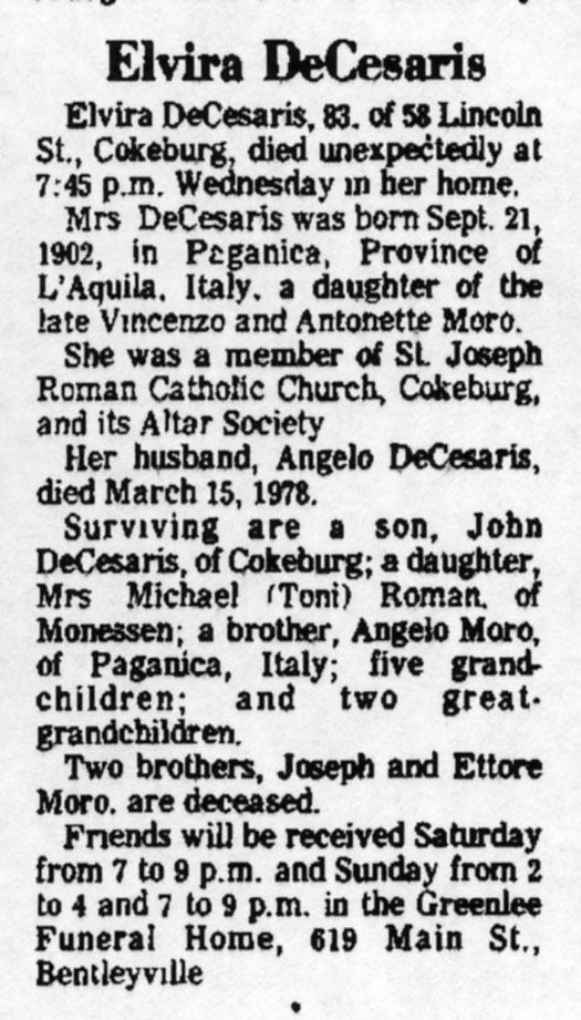 Elvira DeCesaris