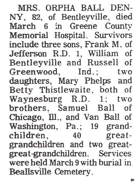 Orpha Ball Denny
