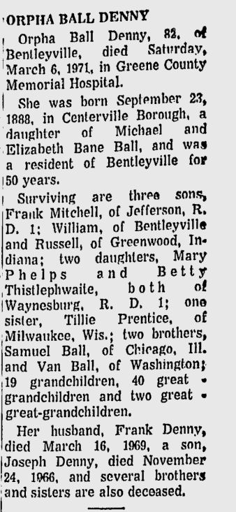 Orpha Ball Denny