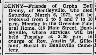 Orpha Ball Denny
