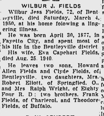 Wilbur Jess Fields