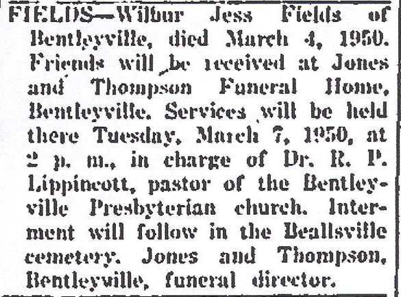 Wilbur Jess Fields
