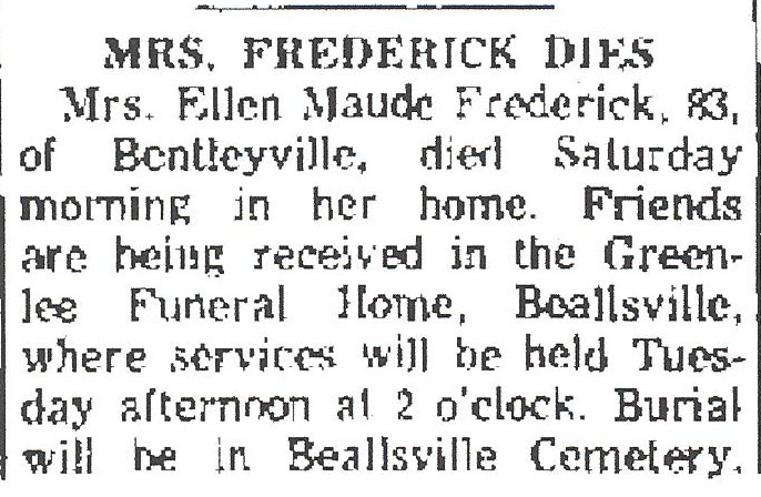 Ellen Maude Frederick