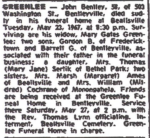John Bentley Greenlee
