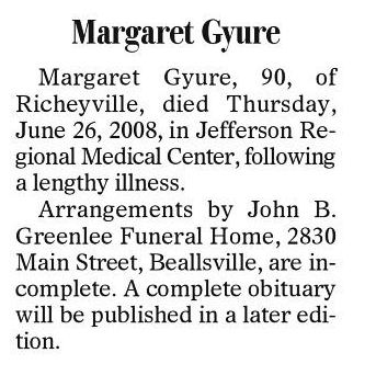 Margaret Gyure