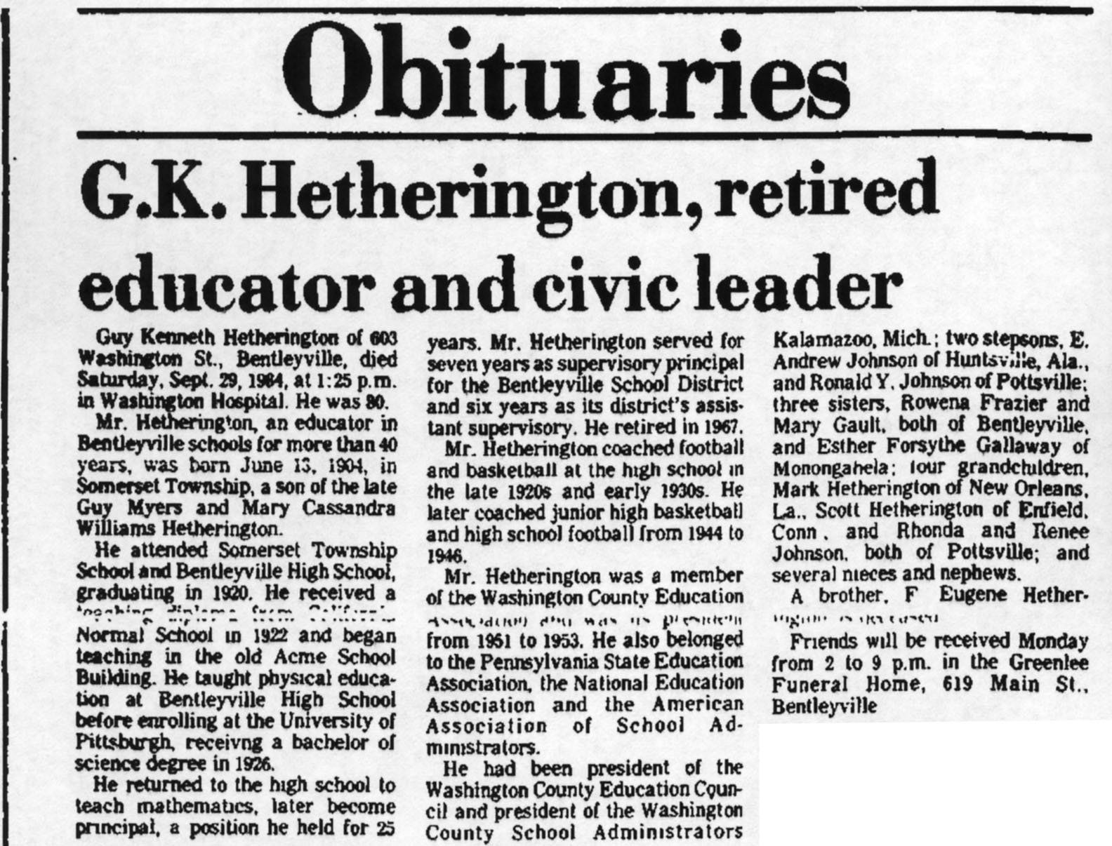 Guy Kenneth Hetherington