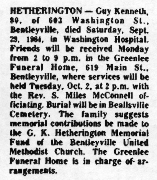 Guy Kenneth Hetherington