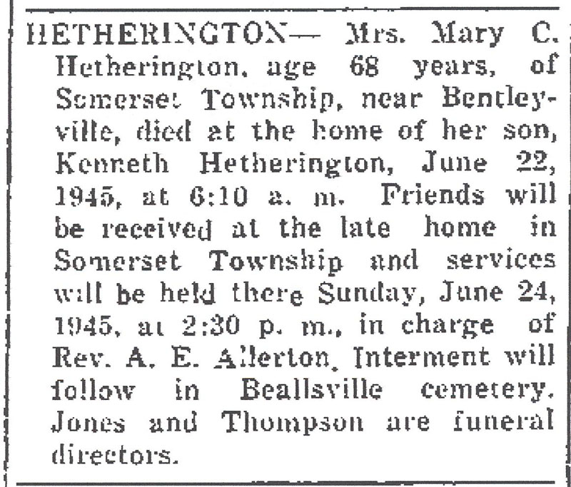 Mary C. Hetherington