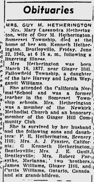 Mary C. Hetherington