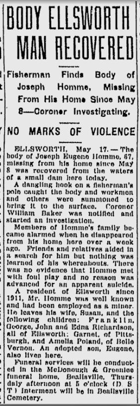 Joseph Eugene Homme