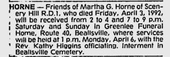 Martha G. Horne