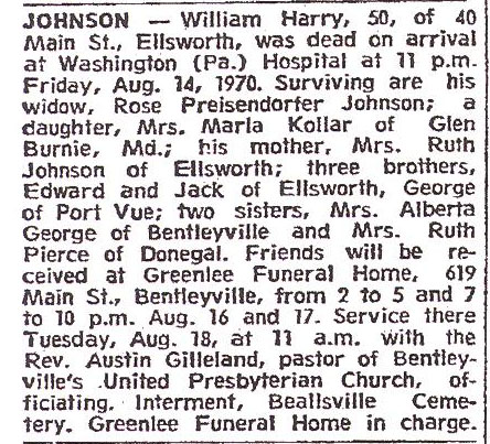 William Harry Johnson