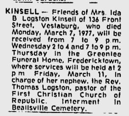 Ida B. Logston Kinsell