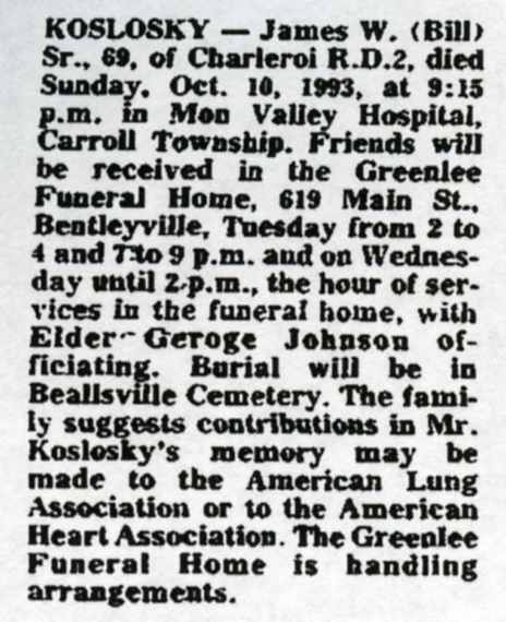 James Koslosky Sr.