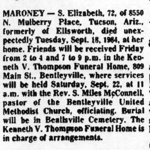 S. Elizabeth Maroney