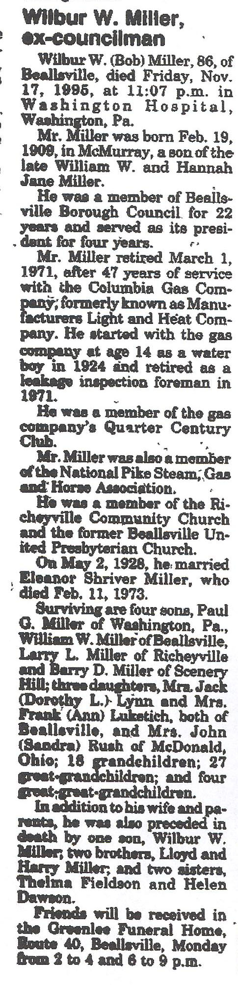 Wilbur W. Miller