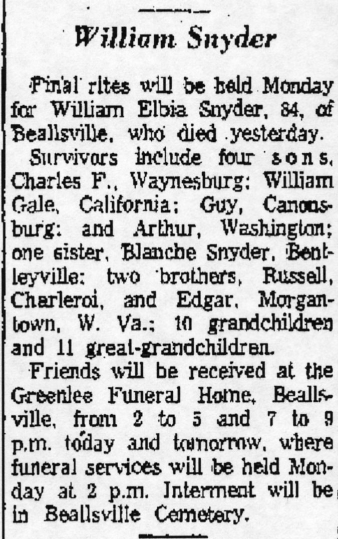 William Elbia Snyder