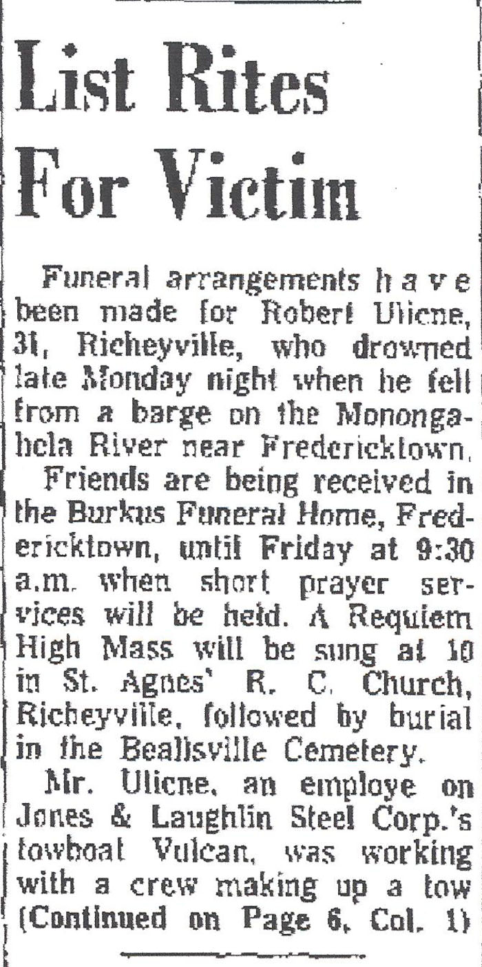 Robert Ulicne obit