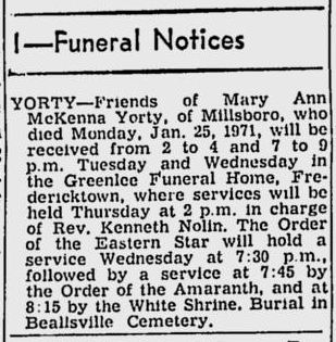Mary Ann Yorty