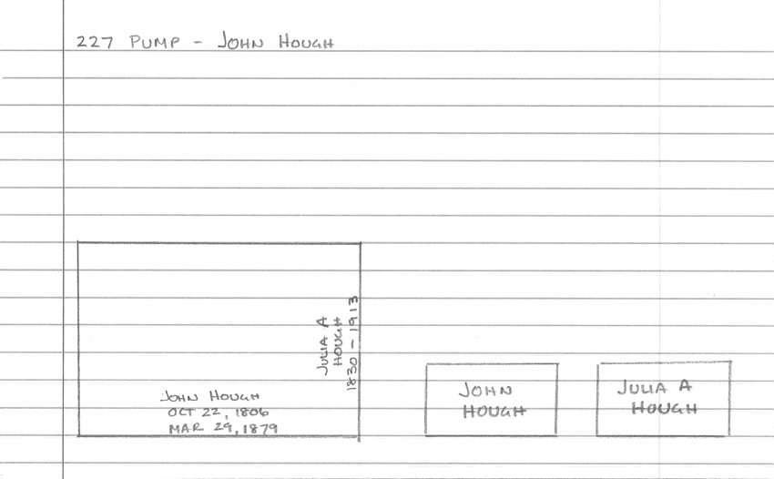 lot # 227 plotmap