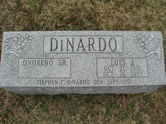 Onoreno, Lois and Stephen C. diNardo